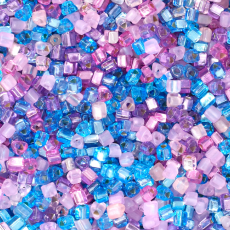 Vidrilho Jablonex Triangular Mix Tons Rosa Azul 2,5mm