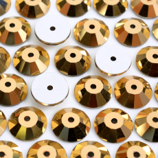 Lantejoula de Cristal Preciosa art. 43861612 Cristal Aurum 8mm