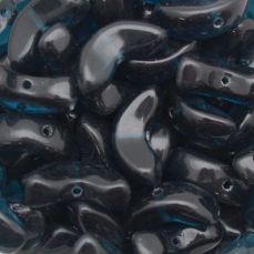 Contas de Murano Meia Lua Transparente Montana 30330 15mm