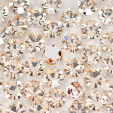 Strass Engrampado Prateado Preciosa Cristal Honey SS24 = 5,2mm