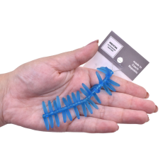 Contas de Murano Folha Dentinho Matte Royal 60040 18mm