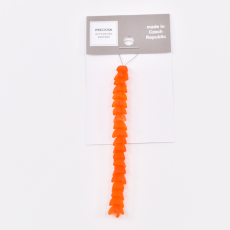 Contas de Murano Flor Matte Laranja 90030 9mm