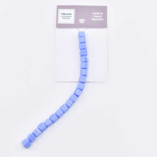 Contas de Murano Cubo Fosco Azul 34000 5x7mm