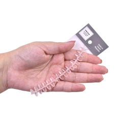 Contas de Murano Folha Dentinho Matte Rosa 70110 5x9mm