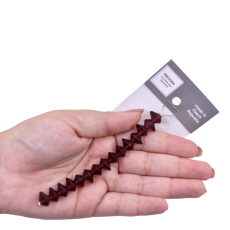 Contas de Murano Boné Matte Ametista 20060 7x11mm