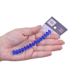 Contas de Murano Boné Matte Safira 30050 7x11