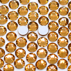 Strass Chaton Base Reta (Sem Cola) Supreme Light Colorado Topaz SS20 = 4,6mm
