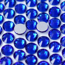 Strass Chaton Base Reta (Sem Cola) Supreme Safira SS20 = 4,6mm
