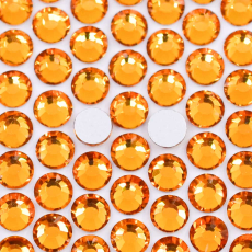 Strass Chaton Base Reta (Sem Cola) Supreme Topaz SS20 = 4,6mm