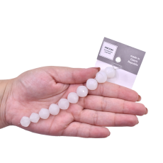 Contas de Murano Barroca Cristal Matte 00030 12mm