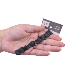 Contas de Murano Borboleta Safira Mesclado 3380 15x11mm