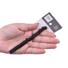 Contas de Murano Folha Preto 23980 9mm