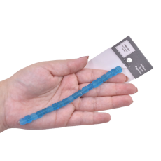 Contas de Murano Cubo Matte Água 60020 6x7mm