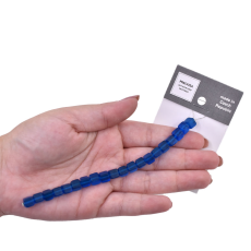 Contas de Murano Cubo Matte Royal 60080 6x7mm