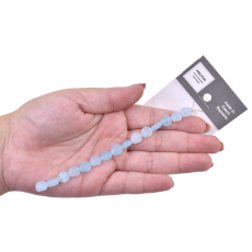 Contas de Murano Caracol Água Branco Matte 6500 9mm