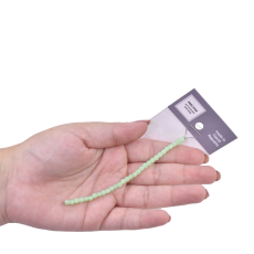 Contas de Murano Cubo Fosco Verde Opaline 52010 4mm