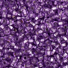 Miçanga Jablonex Lilas Transparente Solgel Dyed 08228 (Furo Quadrado) 6/0 = 4,1mm