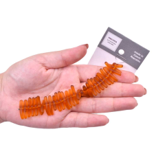 Contas de Murano Cascalho Matte Topaz 10090 21x7mm