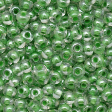 Miçanga Jablonex Verde Lined 38156 9/0 = 2,6mm