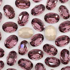 Strass Oval Supreme Light Ametista 18x13mm