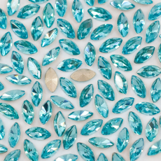 Strass Navete Supreme Água 6x3mm