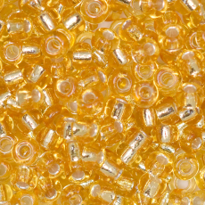 Miçanga Miyuki Seed Bead Ouro Novo Transparente 6/0 = 4mm