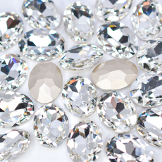 Strass Oval Supreme Cristal 10x8mm