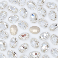 Strass Oval Supreme Cristal 14x10mm