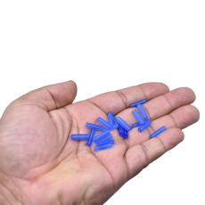 Contas de Murano Atlas Matte Safira 30050 15x4mm