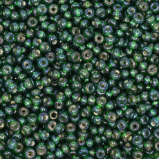 Miçanga Jablonex Verde Transparente Aurora Boreal 57069 5/0 = 4,6 mm