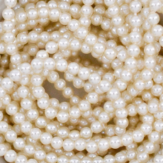 Pérola de Vidro Collection (Premium) Creme 3mm