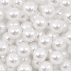 Pérola de Vidro Collection Branco 10mm