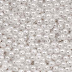 Pérola de Vidro Collection Branco 2mm
