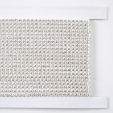 Strass em Fio Plástico Preciosa® Cristal com Base Branca SS12 = 3mm