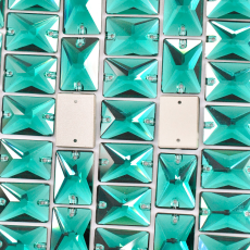Retângulo para Bordar Supreme Emerald 14x10mm