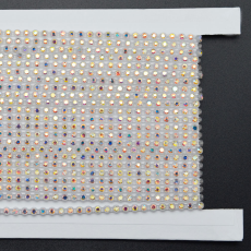 Strass em Fio Plástico Preciosa® Cristal AB SS12 = 3mm