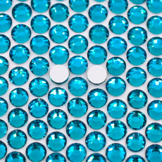 Strass Chaton Base Reta (Sem Cola) Supreme Indicolite SS16 = 3,8mm