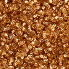 Miçanga Supreme Ouro Novo Transparente 17020 (Furo Quadrado) 9,5/0 = 2,35mm