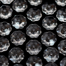 Flor para Bordar Preciosa Unfoiled Cristal 8mm