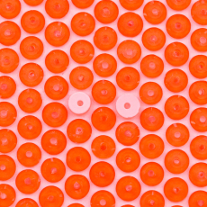 Lantejoula de Cristal Supreme Cristal Neon Orange 4mm