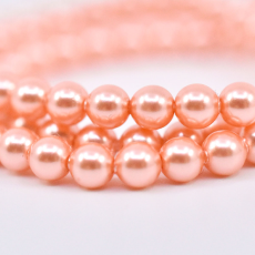 Pérola de Cristal Sparkling Cristal Powder Rose Pearl 4mm