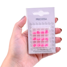 Strass Chaton Base Reta (Sem Cola) Preciosa Cristal Neon Pink SS20 = 4,6mm