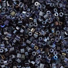 Vidrilho Jablonex Mix Tons Grafite 2x9/0=2,6mm