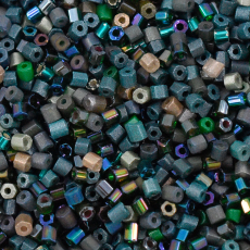 Vidrilho Jablonex Mix Tons Verde Esmeraldo Metálico 2x9/0=2,6mm