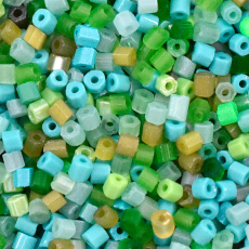 Vidrilho Jablonex Mix Tons Verde Chrisol Turquesa 2x9/0=2,6mm