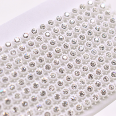 Strass em Fio Plástico Preciosa® 2 Fios Cristal SS12 = 3mm