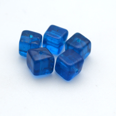 Contas de Murano Cubo Transparente Royal 60080 6x7mm