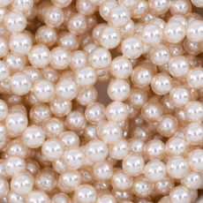Pérola de Vidro Collection (Premium) Creme 4mm