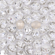Strass Oval Supreme Cristal 12x10mm