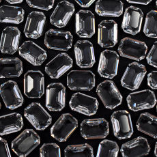 Strass Octagonal Supreme Unfoiled Cristal 14x10mm